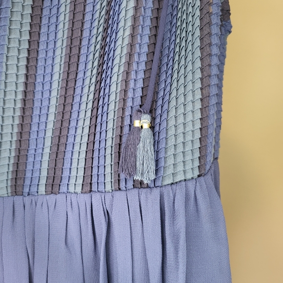 NWT Anthropologie Akemi + Kin Baka Tassel Pleated Tie Shoulder Tank size XSmall - Picture 3 of 10